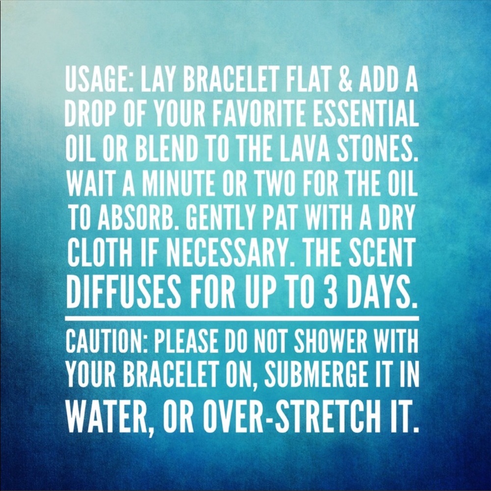 Turquoise Diffuser Bracelet - Picture 3 of 3